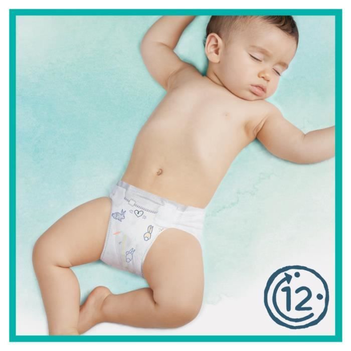 Couches Harmonie Taille 2 - Pampers - 28 Langes - Blanc - Oui - Gamme Harmonie