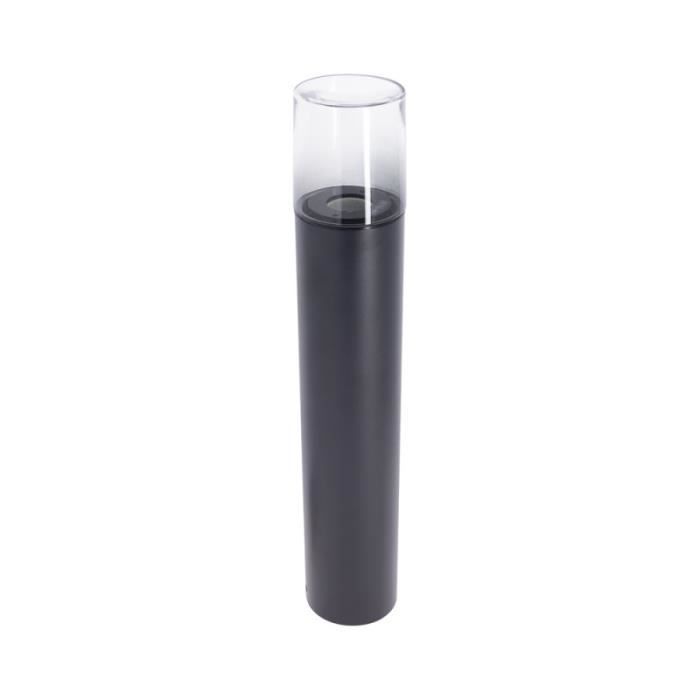 Baliza de luz - XANLITE - Negro ahumado - IP44 - Casquillo E27 - 40W máx. - Jardín exterior