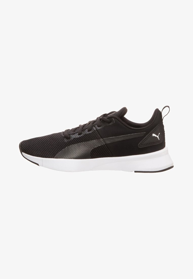 Puma FLYER RUNNER KINDER UNISEX - Skriešanas apavi šosejai - melni/balti