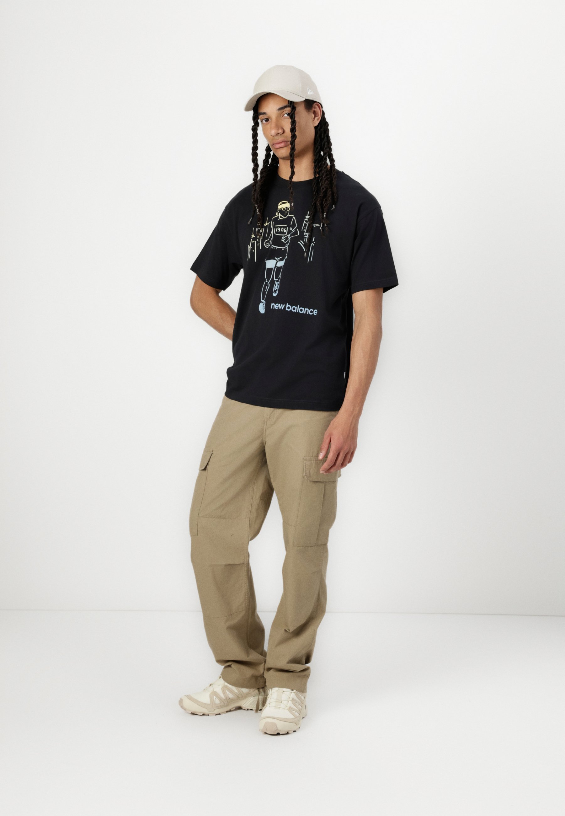T-shirt New Balance BEFORE AND AFTER UNISEX - Stampa - nera