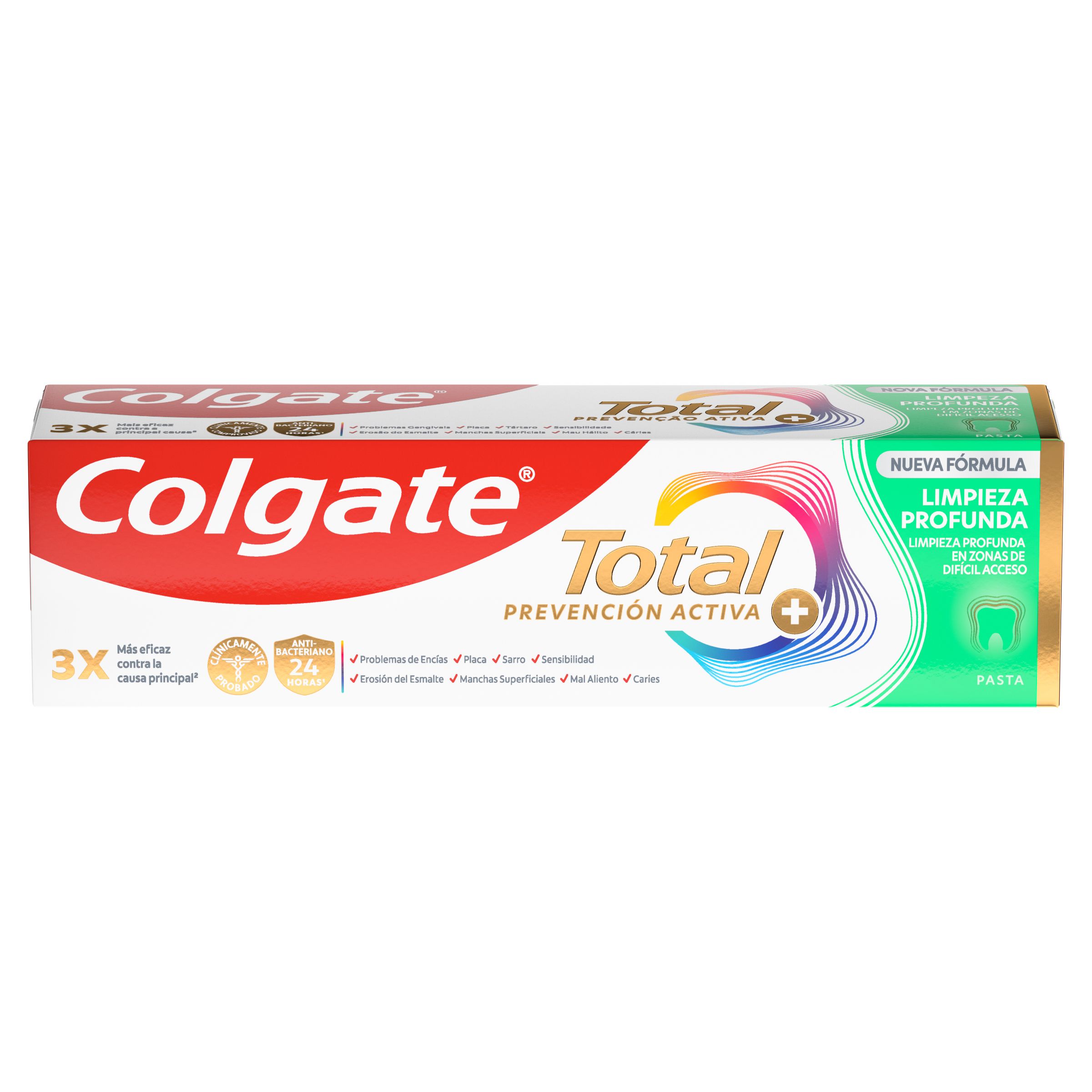 Total Active Prevention dziļi attīroša zobu pasta Zobu pastas un zobu pastas