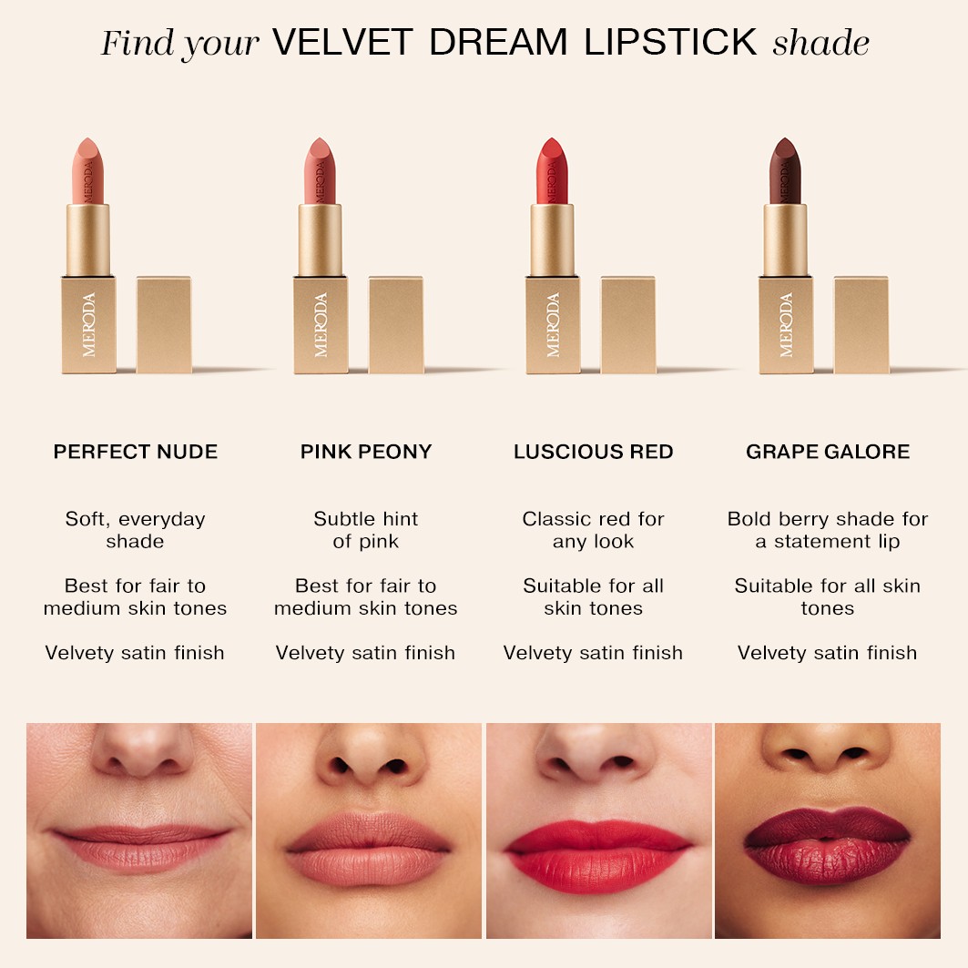 Meroda Lippenstift Velvet Dream Lippenstift - 4 g