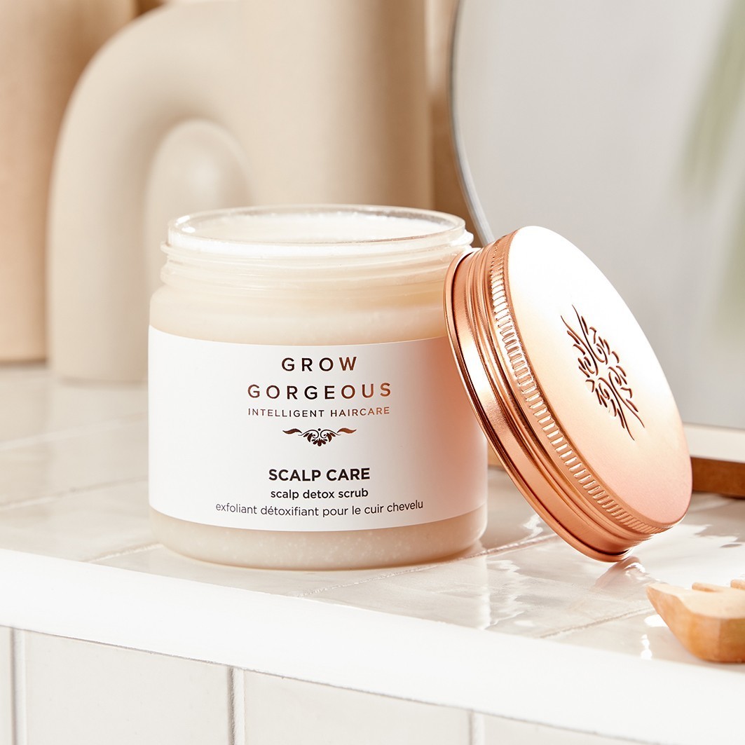Grow Gorgeous Scalp Scrub - Detoxikačný peeling na pokožku hlavy - 200 ml