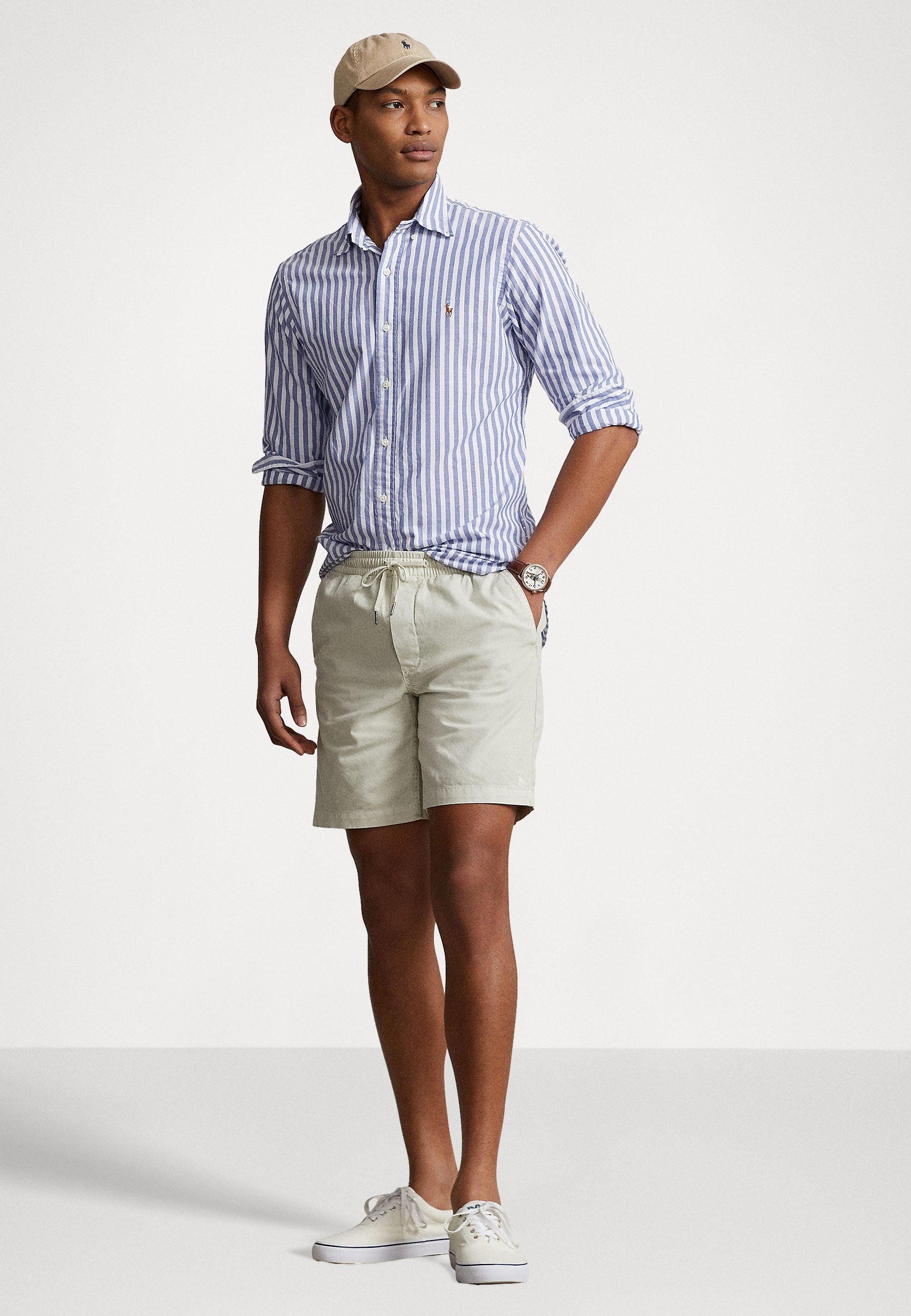 POLO RALPH LAUREN OXFORD SHIRT - Košile - black/white