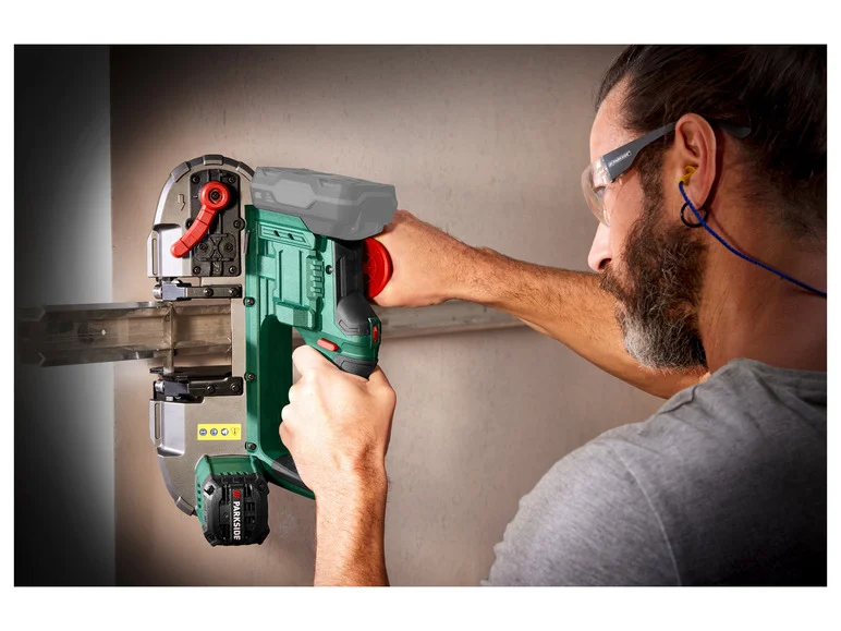 Serra de fita sem fio PARKSIDE® PMBA 20-Li B2, 20V