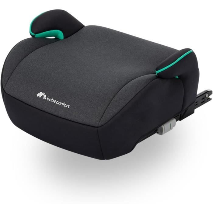 Seggiolino auto BEBECONFORT Manga i-Fix, rialzo ISOFIX, per bambini dai 6 ai 12 anni, da 22 a 36 kg, altezza 125-150 cm, colore nero fumé.