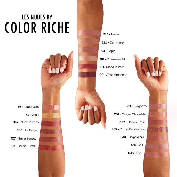 L'Oréal Paris Color Riche 108 Copper Brown Satin Lipstick
