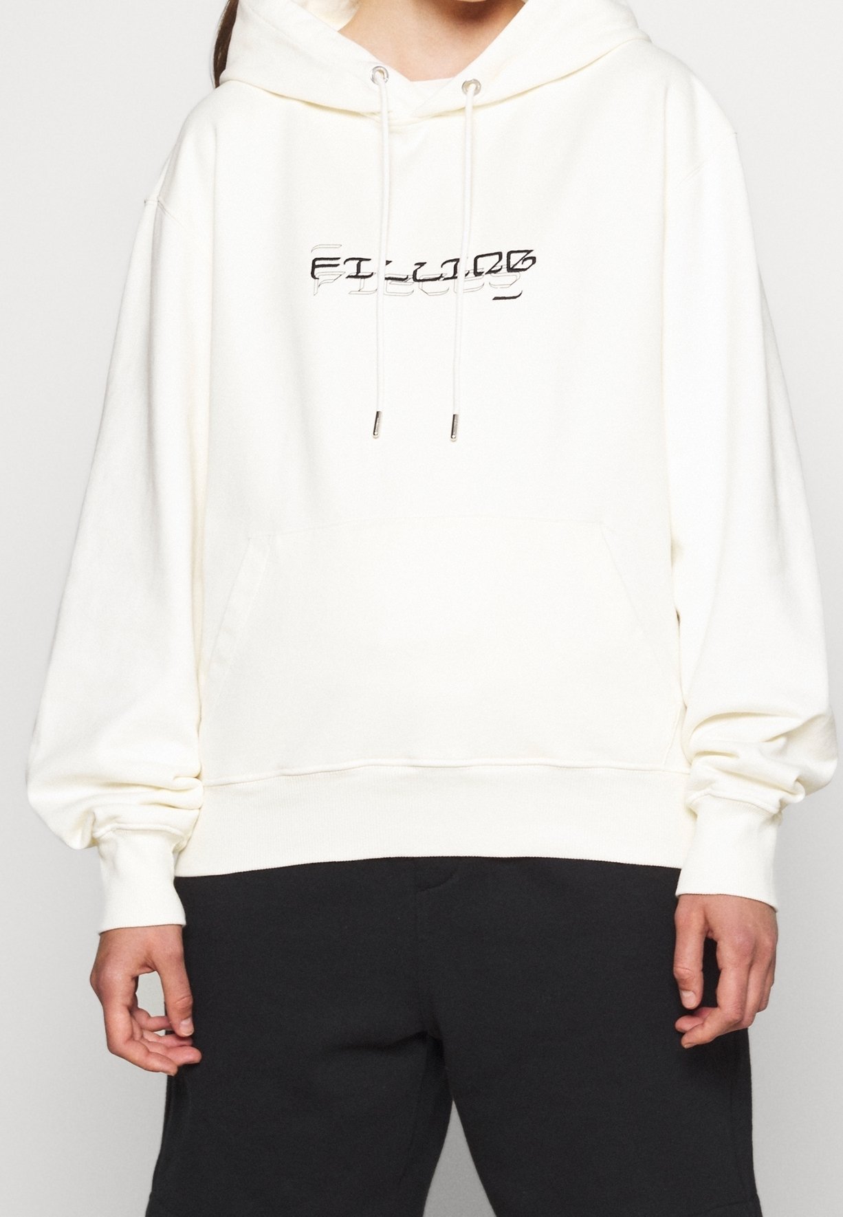 Sweat à capuche Filling Pieces - blanc cassé