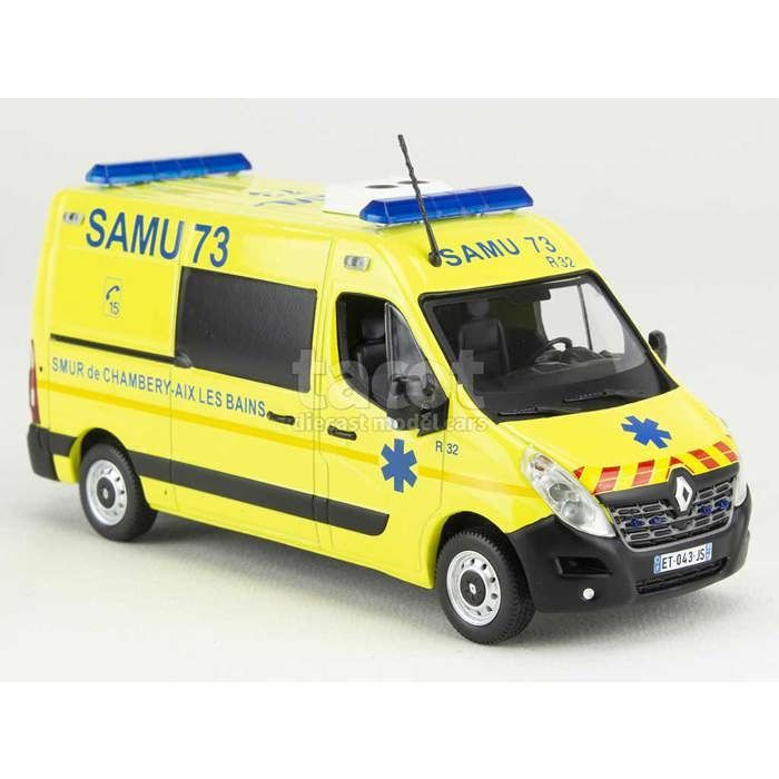 Modellino da collezione - NOREV - Renault Master III Ambulanza SAMU 73 2014 - Scala 1/43 - Metallo assemblato