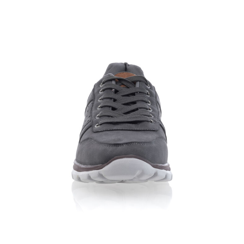 Graue Herren-Komfortschuhe