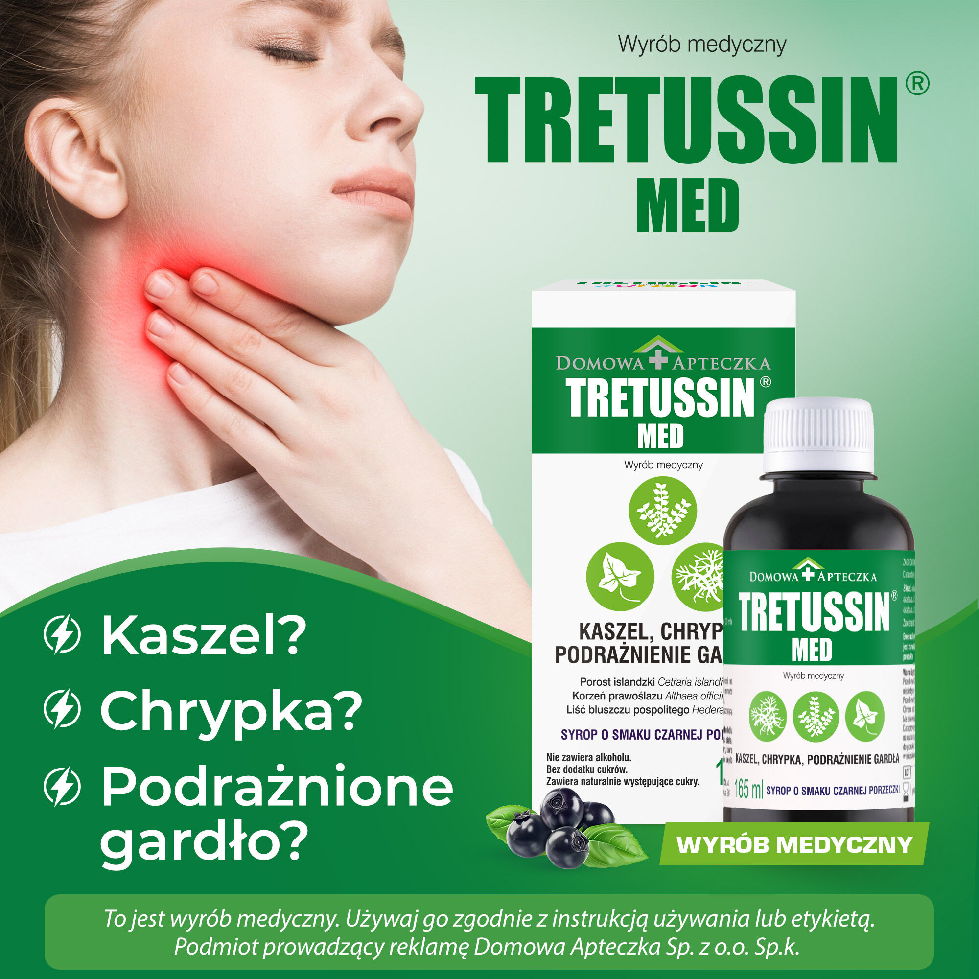 Tretussin med Home First Aid Kit