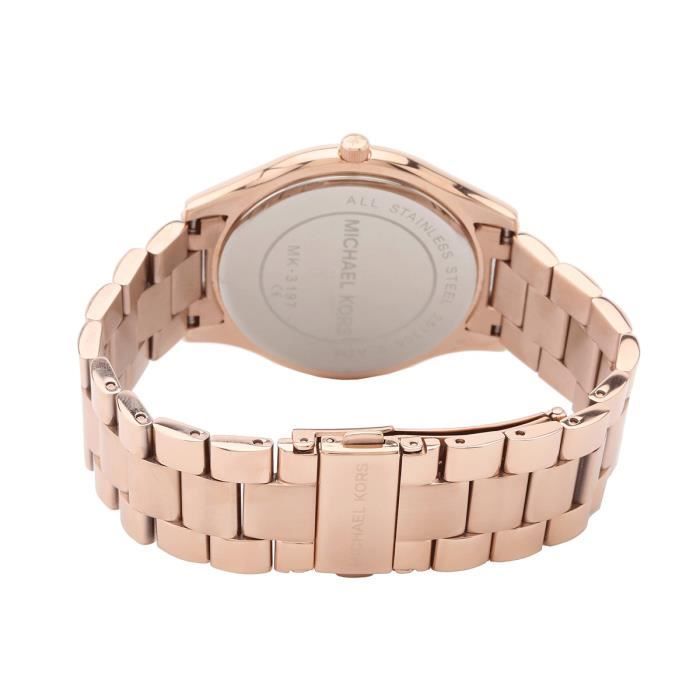 Horloge - Michael Kors - MK3197 - Quartz - Roségoud - 5 ATM - Dames
