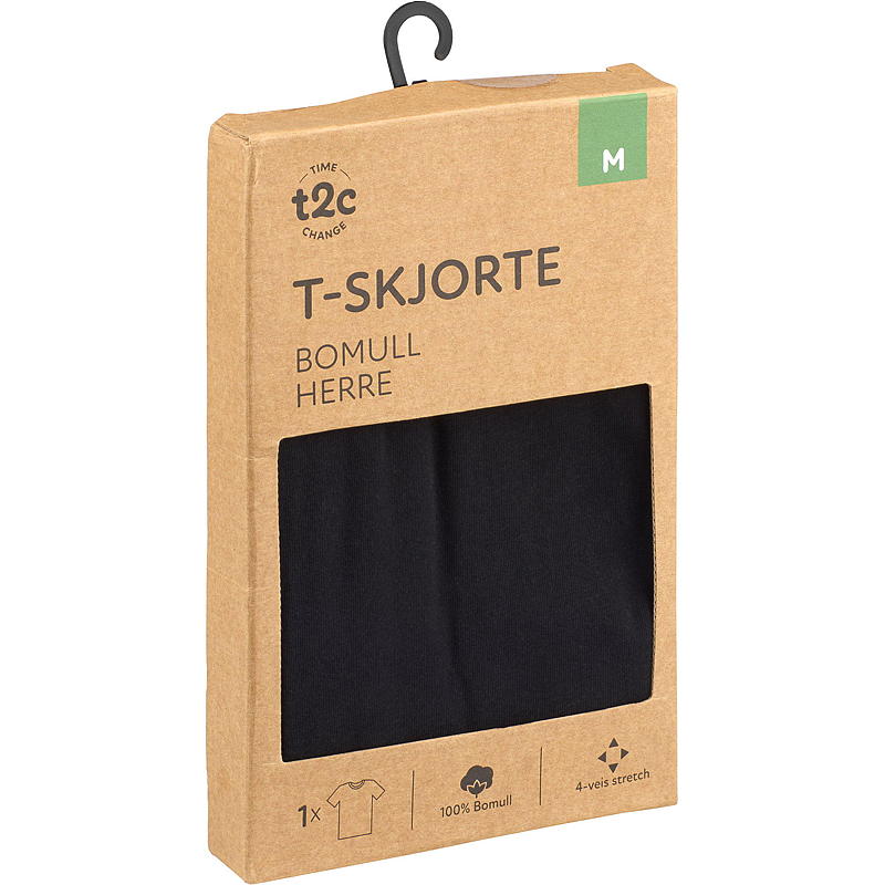 Time 2 Change T-shirt storlek M svart