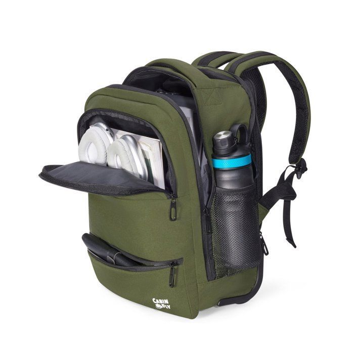CABINFLY Rolrugzak - CabinFly Aircruiser Hybrid - 40x30x20cm - 24L - Groen