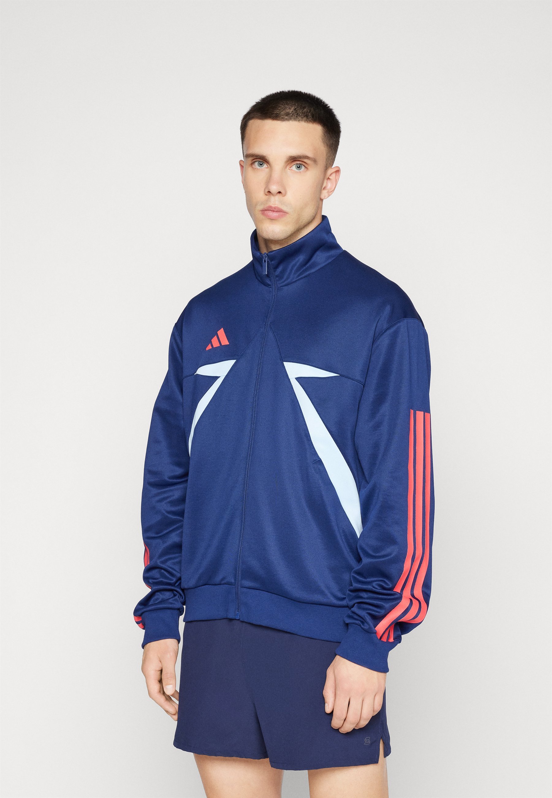 adidas Sportswear TIRO - Trainingsjack - donkerblauw/lichtblauw/lichtrood