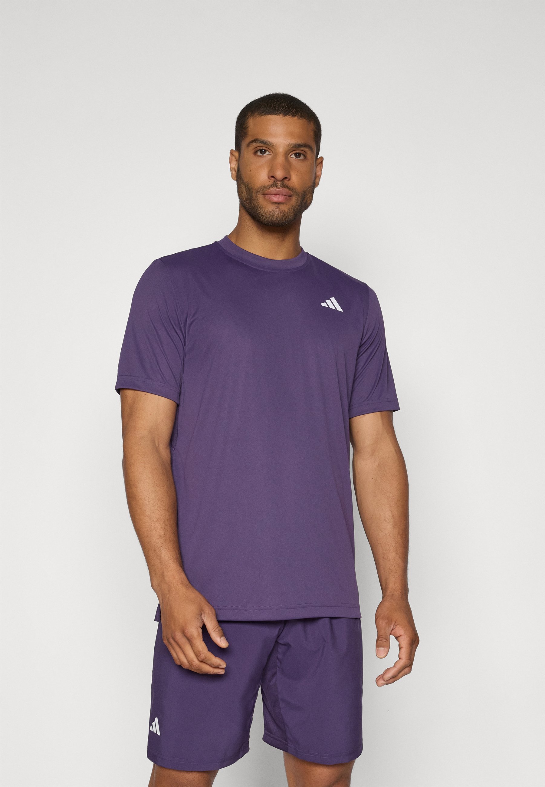 adidas Performance CLUB TEE - Spordi T-särk - aurora ploomiroheline
