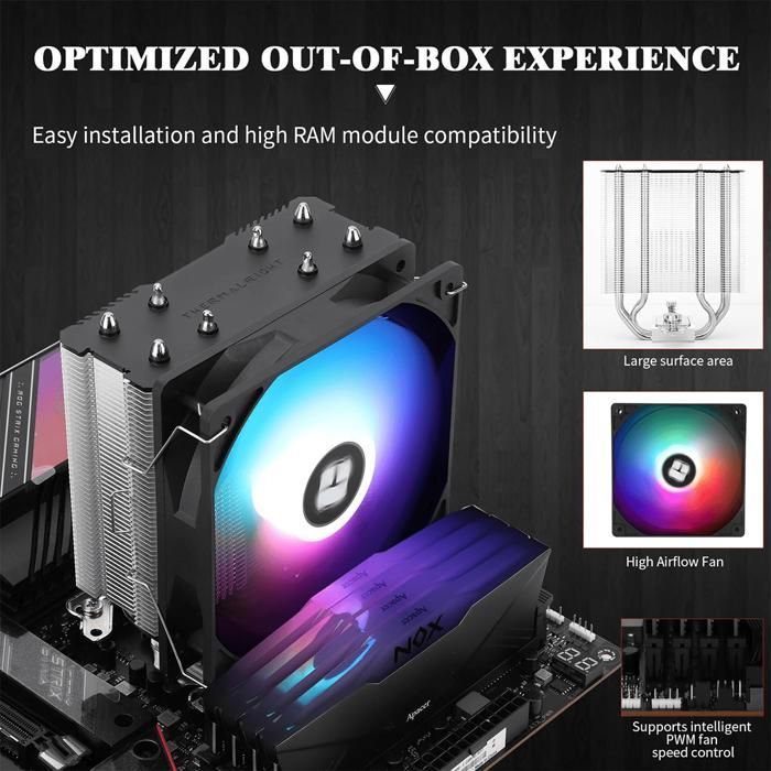 Processor - Intel - Core i5 12400F + Thermalright X120R SE ARGB - Socket LGA 1700 - Evolutie voor pc-gamers