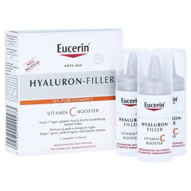 Eucerin Hyaluron-Filler Vitamin C Booster Serum Ampuller Lysnende Anti-rynke Vitamin C 3 x 7,5 ml