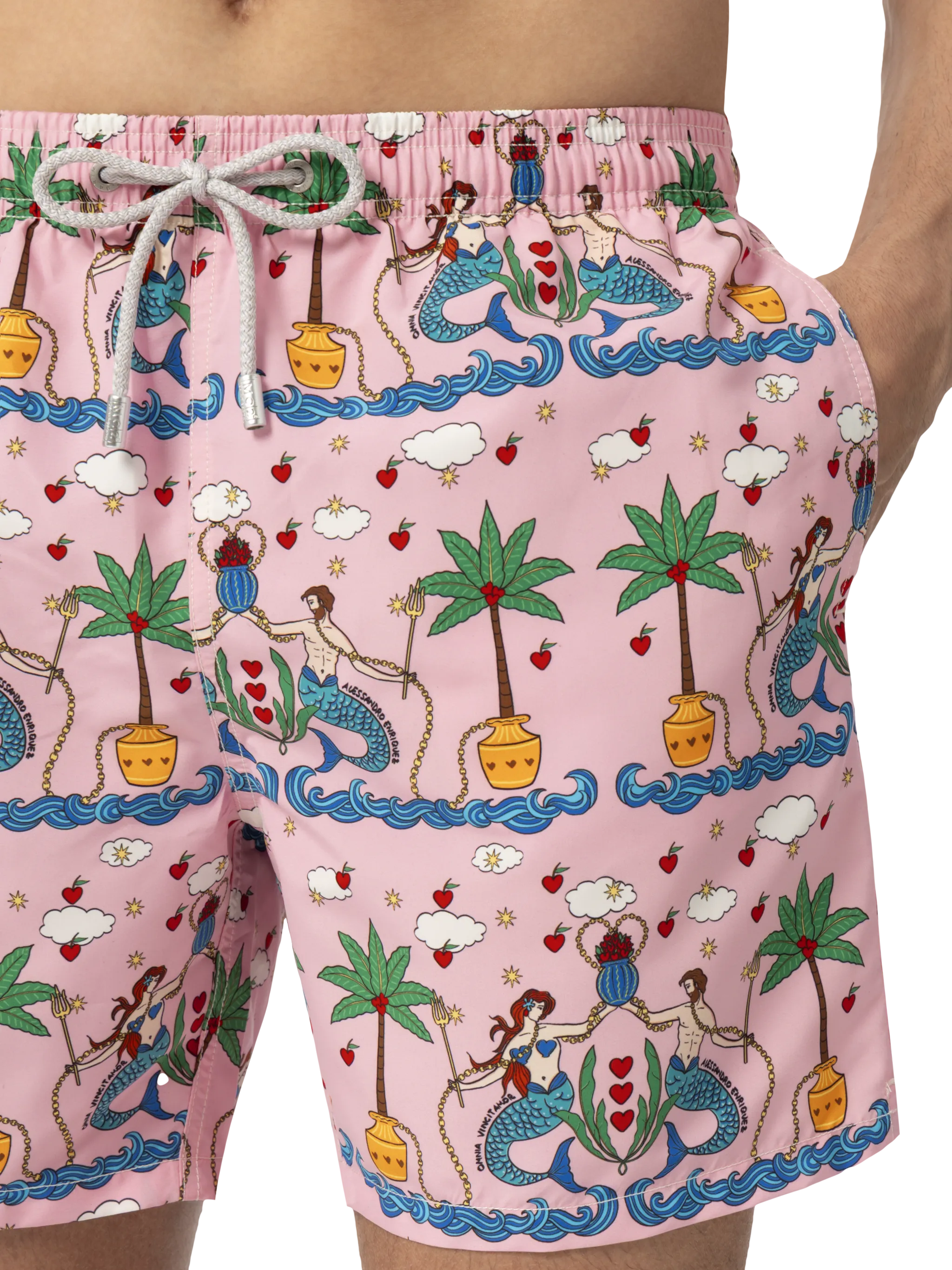 Gustavia midi-badpak met zeemeerminprint | ALESSANDRO E