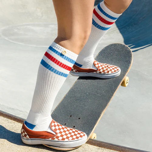 Cabaia Here Comes the Sun Socken – Let's Ride White