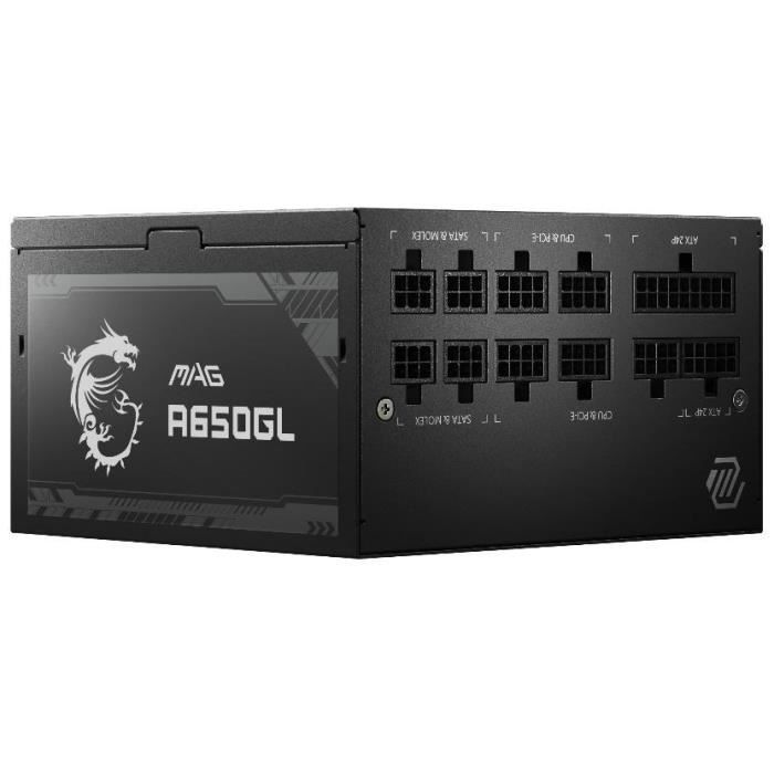 MSI MAG A650GL PCIE5 pc-voeding - 650W 80+ Gold modulair