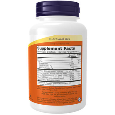 Now Supplement Now Omega 3-6-9 100 kapselia 100 kapselia