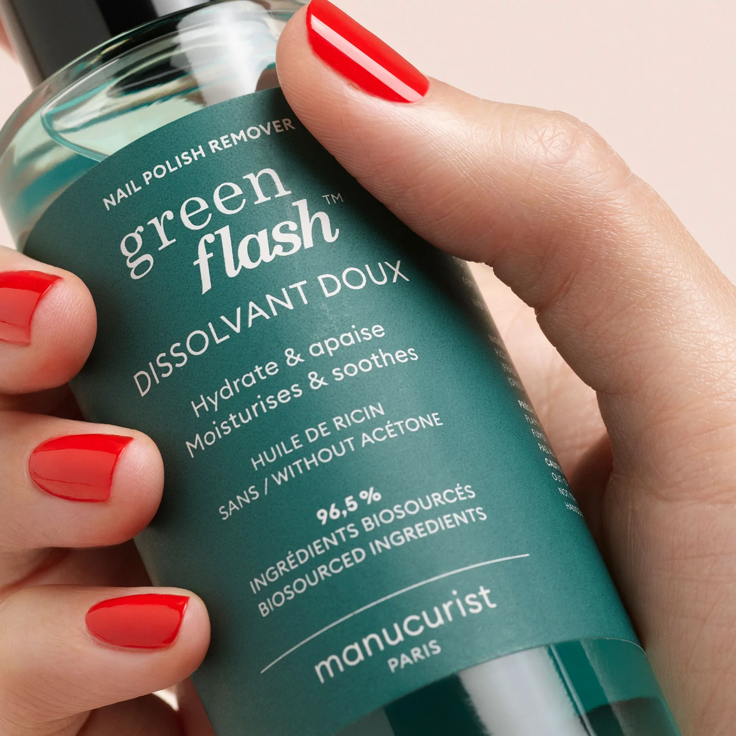 Semi-permanent LED Green Flash™ - 100 ml Dissolvant Doux Green Flash™