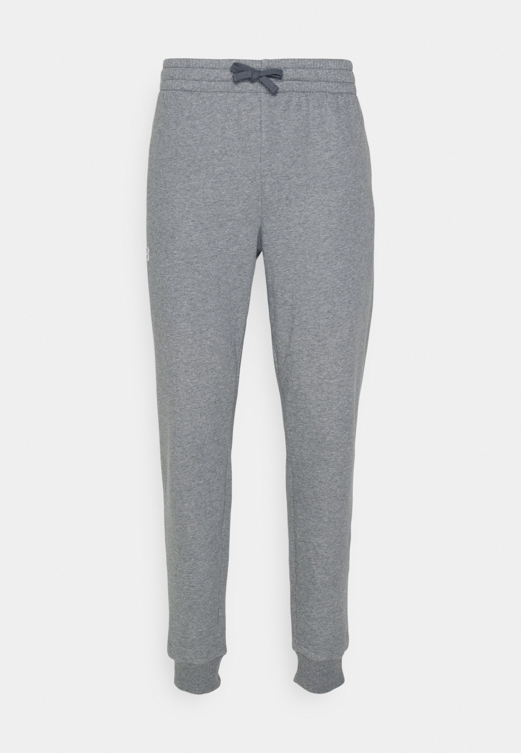 Under Armour RIVAL FLEECE - Trainingsbroek - Castlerock lichtgrijs/wit