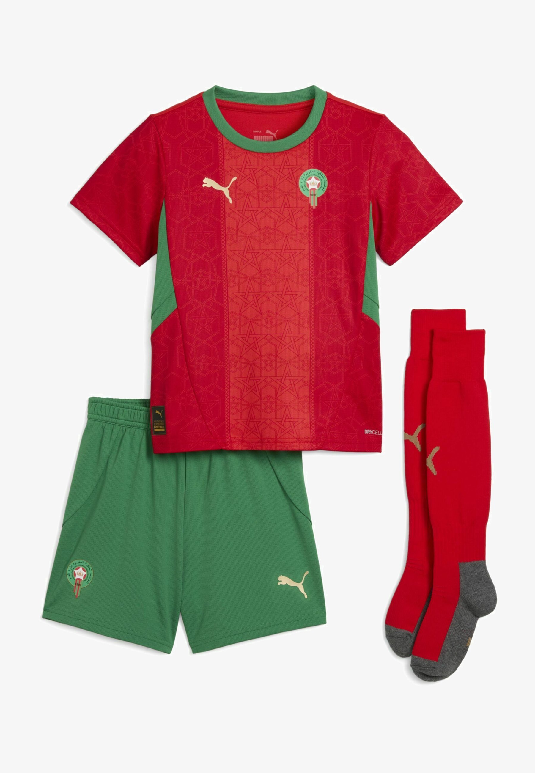 Puma Sports T-shirt - rood-archiefgroen