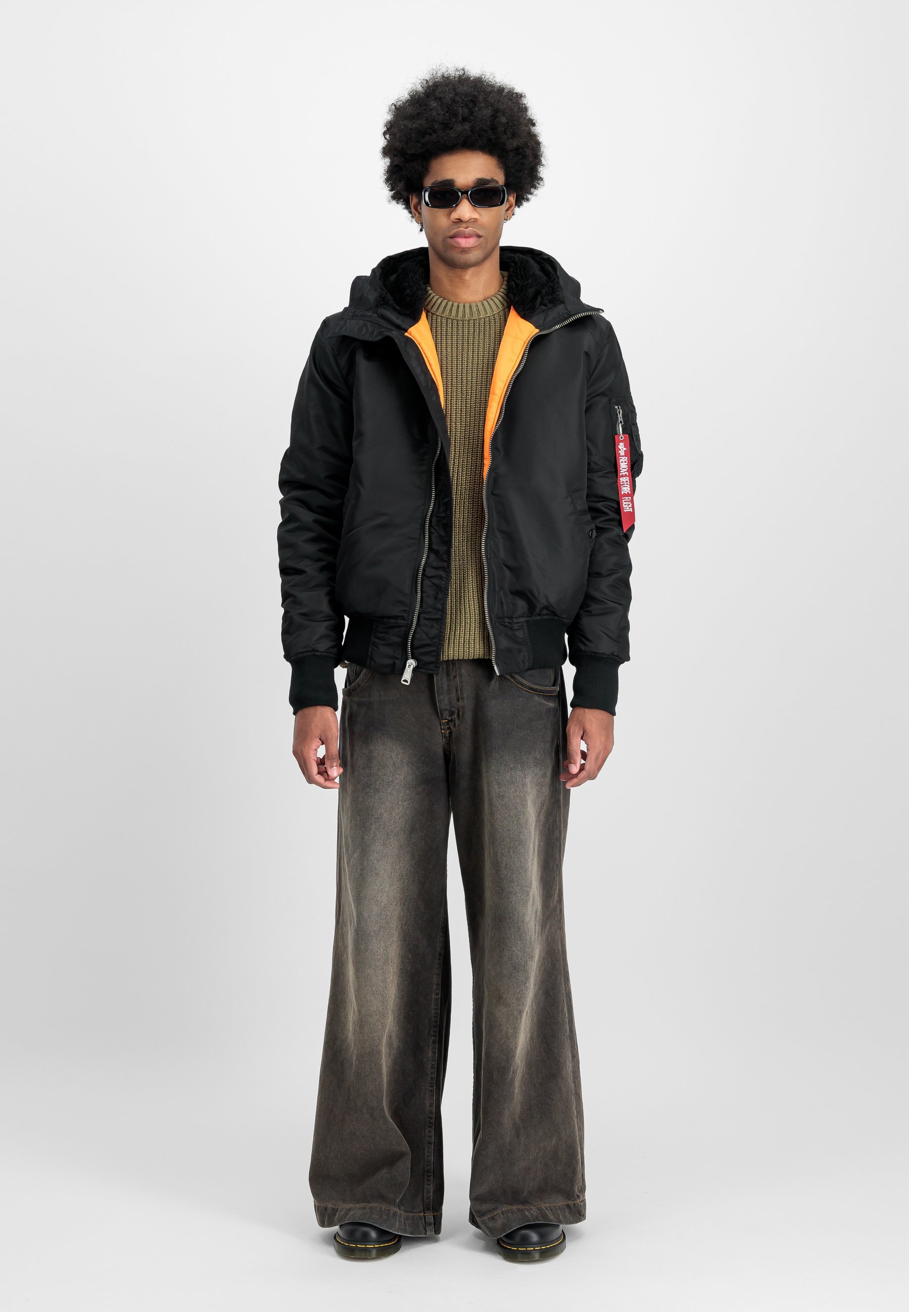 Veste d'hiver Alpha Industries - noire
