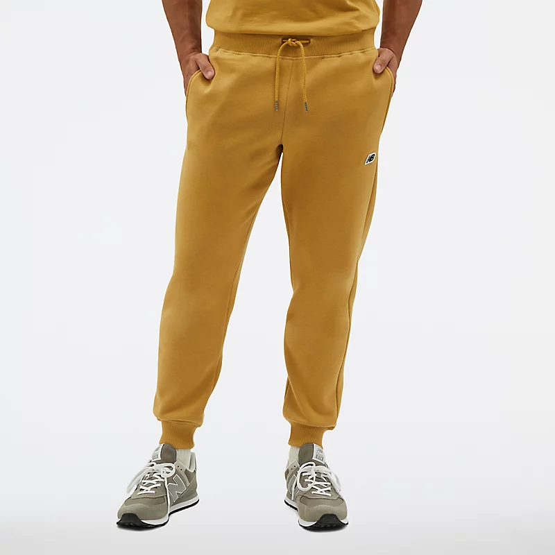 Ανδρικό παντελόνι NB με μικρό λογότυπο - GOLDEN HOUR