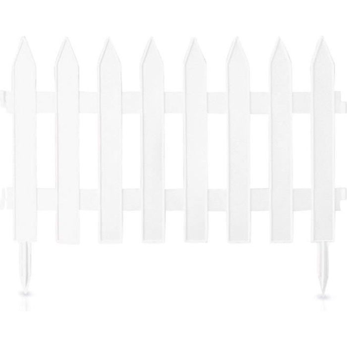 Clôture de jardin Classic Garden IPŁSU2 S449 3,5m blanc - PROSPERPLAST - plastique