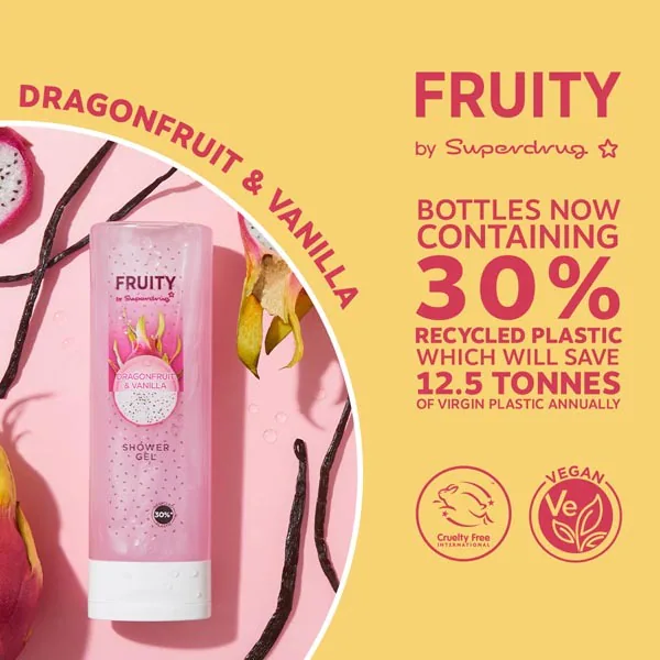 Bagnoschiuma fruttato al frutto del drago e vaniglia 250 ml