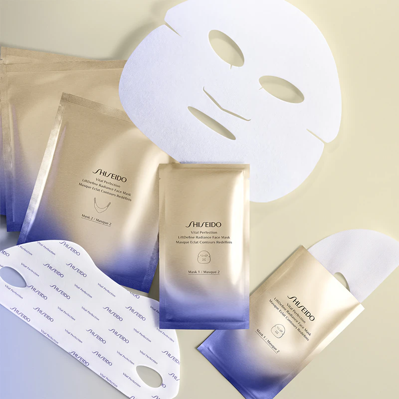 Máscara facial firmadora de luxo Shiseido Vital Perfection Liftdefine Radiance