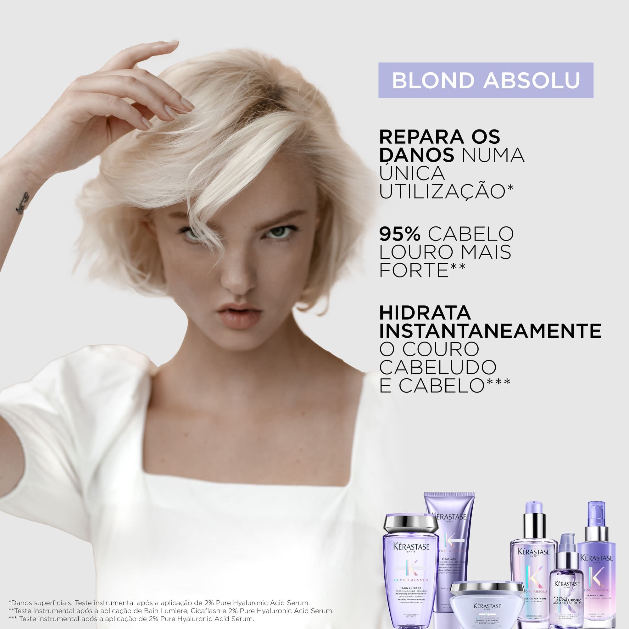 Komplet za hidratacijo Blond Absolu za blond lase Frizerski tretmaji