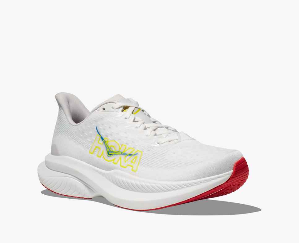 HOKA Mach 6 Wit / Nimbuswolk