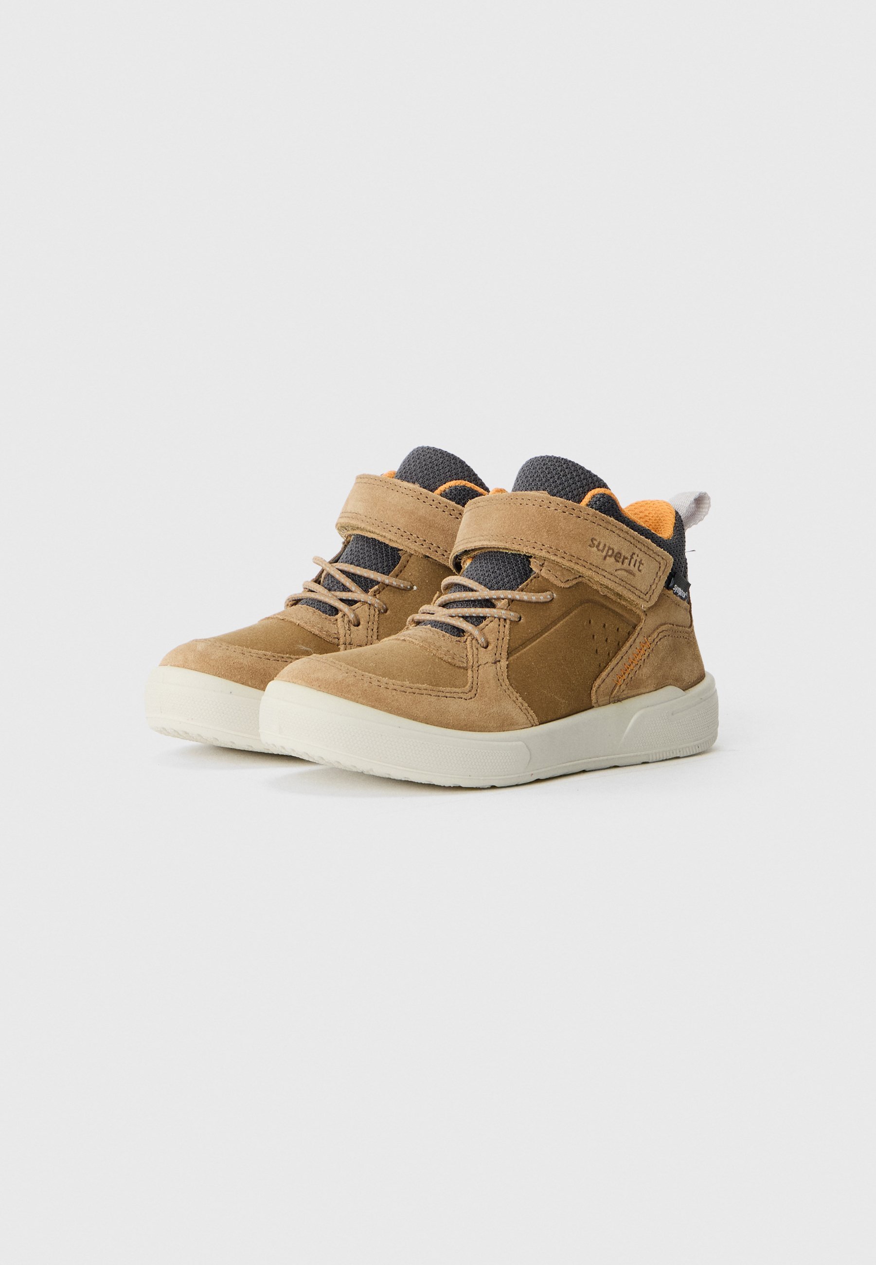 Superfit MAVERICK - Hoge sneakers - bruin/oranje