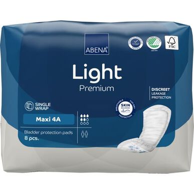 Abena Light Premium diskretni jednostruki zavoj Maxi 4A diskretni i prozračni dnevni zavoji 8 komada 8 komada