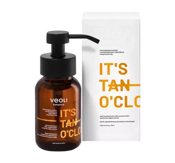 Veoli Botanica It’s Tan O’Clock samoopalająca pianka do ciała 240 ml