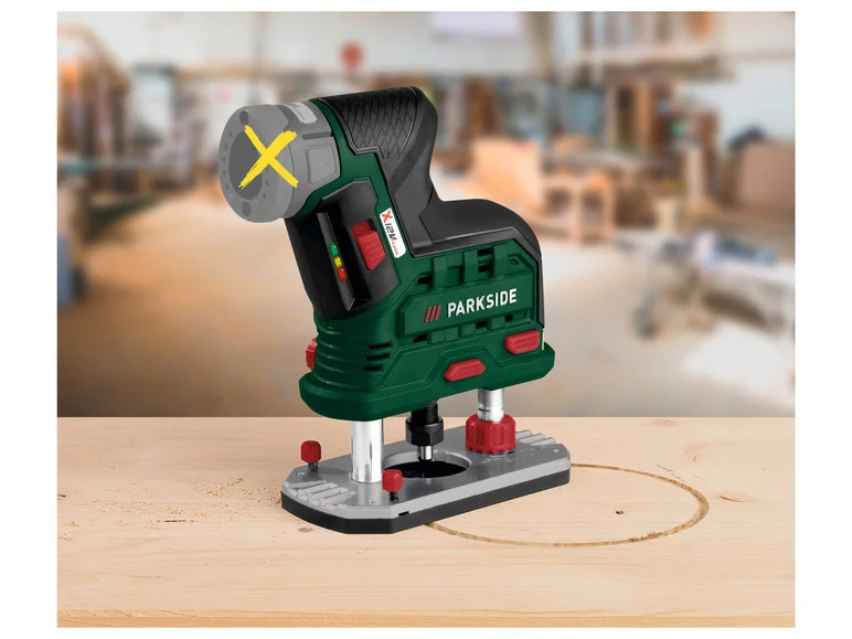 Roteador PARKSIDE® Bez POFA 12 B3, 12V