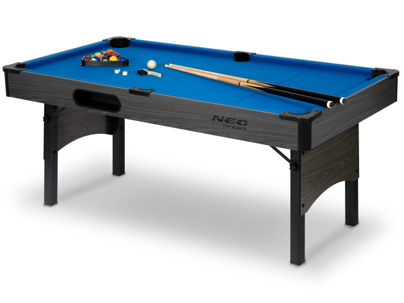 Stół bilardowy zestaw stół do bilarda bilard duży Neo-Sport 6ft 178 cm