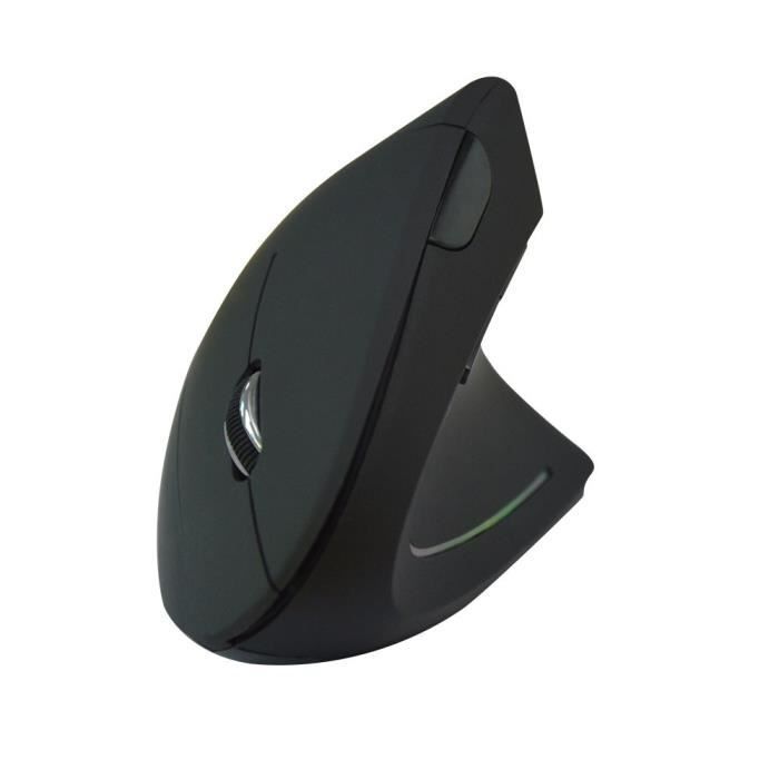 Practical, creative, ergonomic, comfortable vertical wireless mouse with shark fin design (battery included).