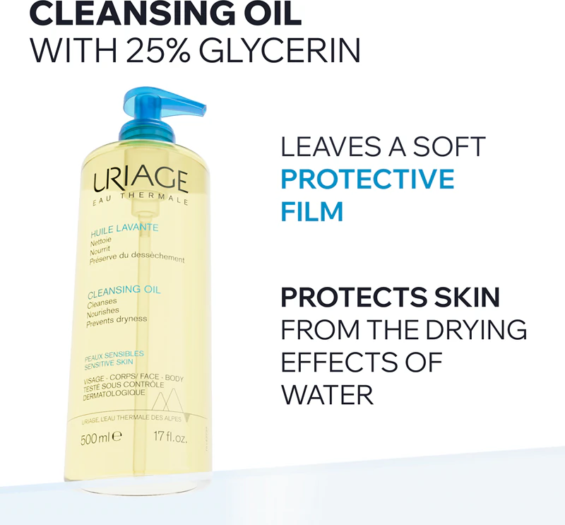Uriage Hygiène Cleansing Oil čistiaci olej na tvár a telo