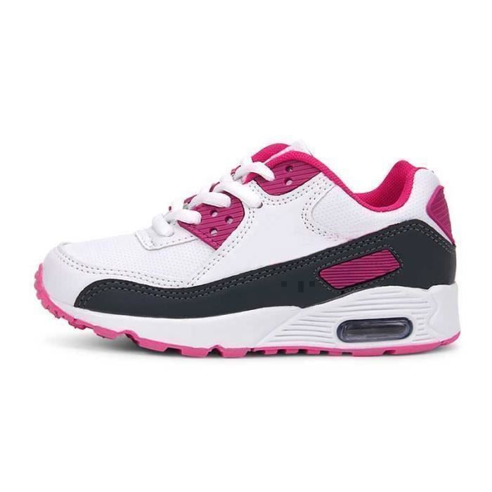 Zapatillas infantiles para niños y niñas, transpirables y con amortiguación de aire para actividades al aire libre.