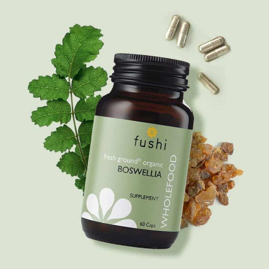Fushi uztura bagātinātājs Fushi Wellbeing Organic Boswellia (Shallaki) – 1 gab.