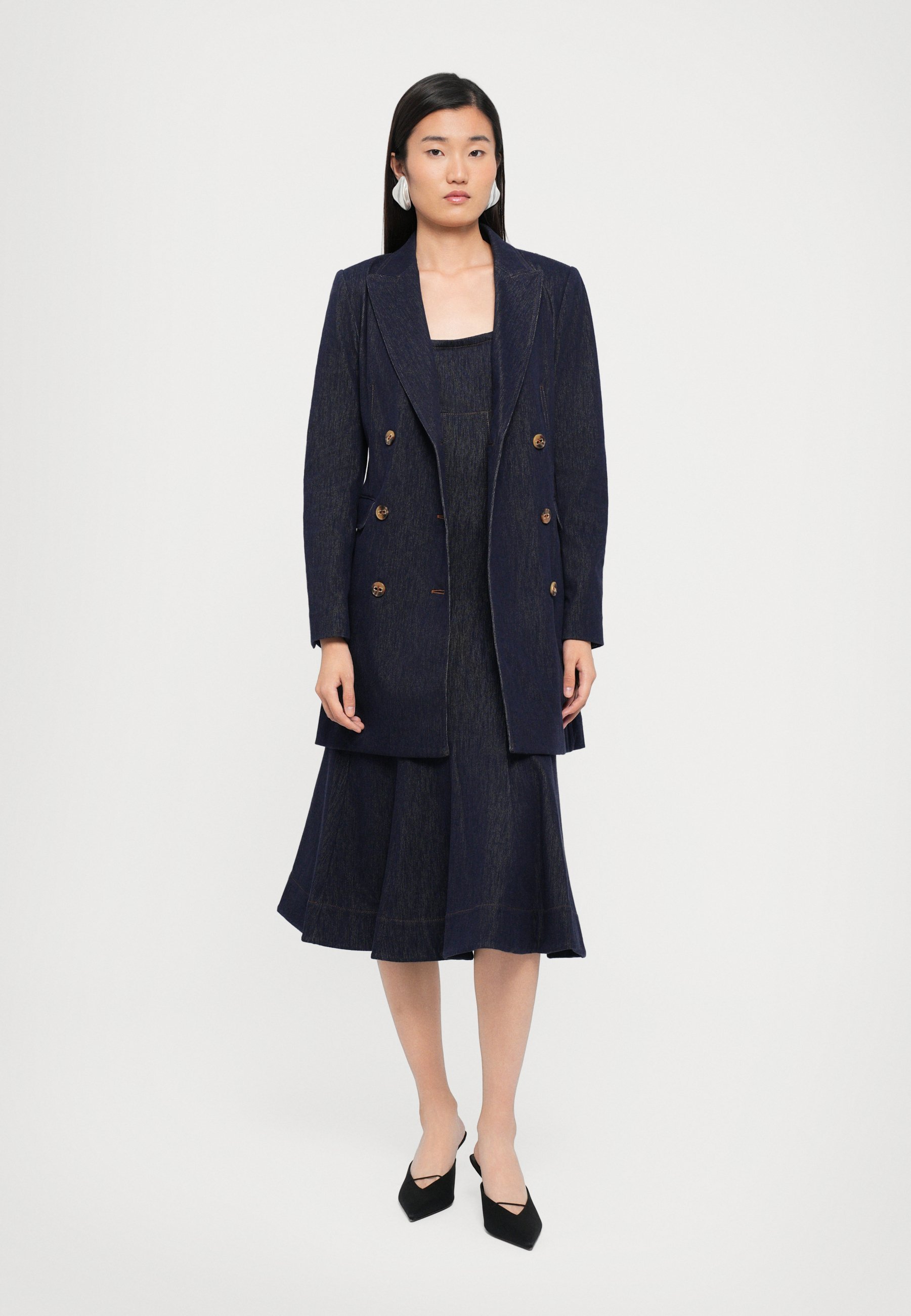 Robe Jude de Diane von Furstenberg - Robe en jean bleu marine