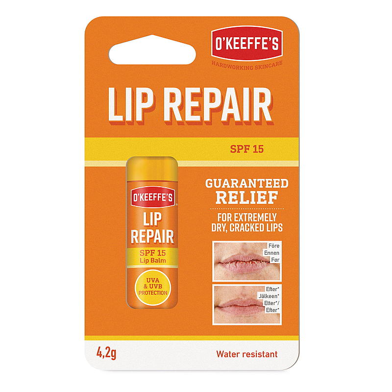 O'Keeffe's Riparazione e Protezione Labbra SPF15 O'Keeffe's
