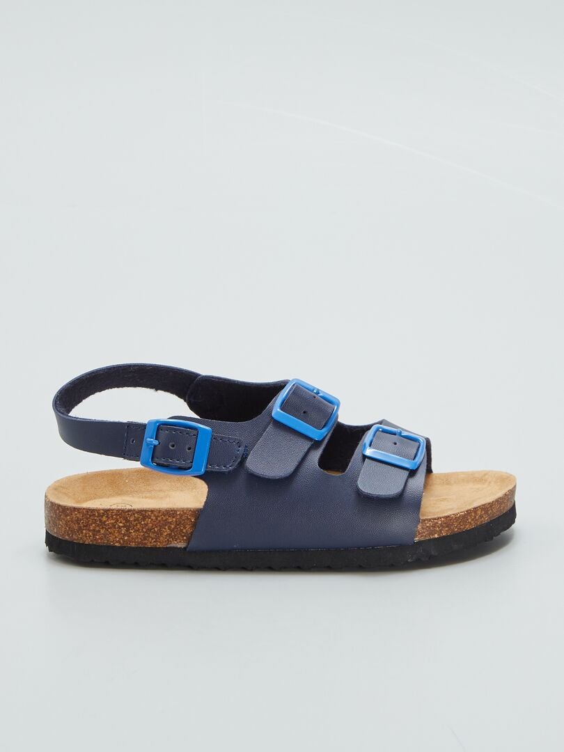 Sandalias con tira en el tobillo - AZUL