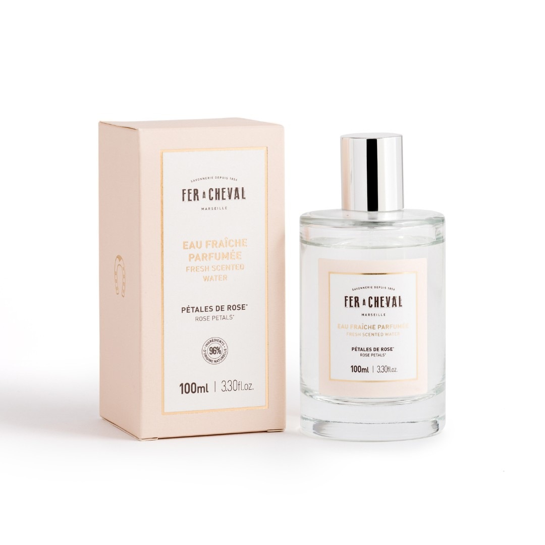 Fer à Cheval Eau fraiche parfuméee petale de rose