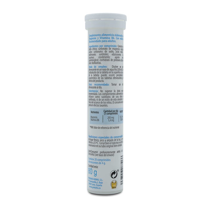 Magnesium + Vitamin B6 | 20 kapsler